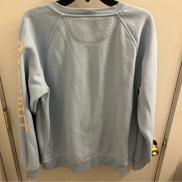 Carhartt Relaxed Fit Mid Weight Crewneck Block Logo Sleeve Size XL - Picture 6 of 6